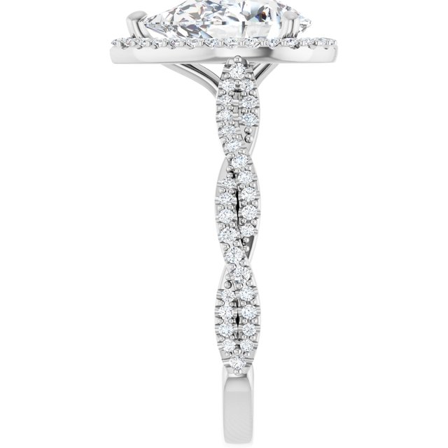 Halo-Style Engagement Ring