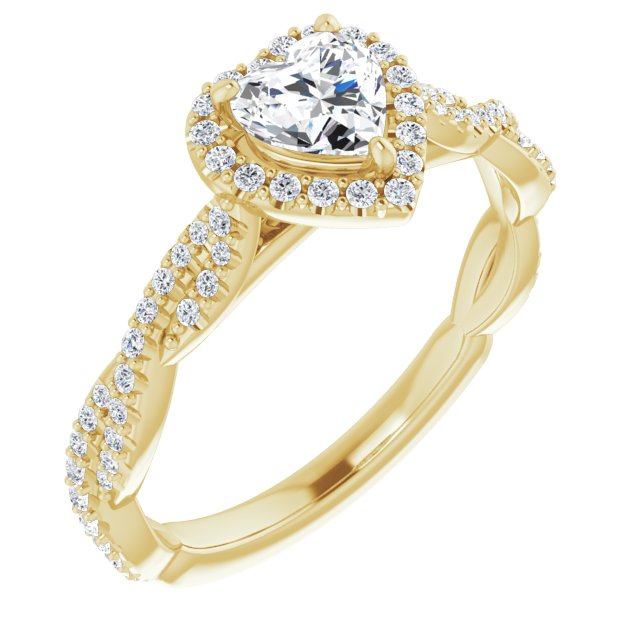 Halo-Style Engagement Ring