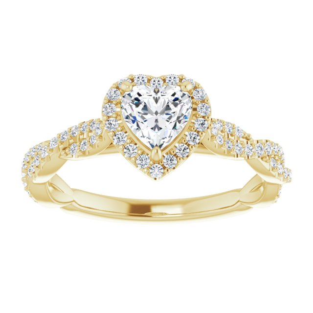 Halo-Style Engagement Ring