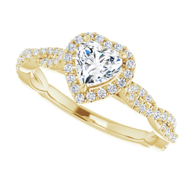 Halo-Style Engagement Ring