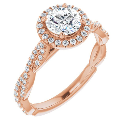 Halo-Style Engagement Ring