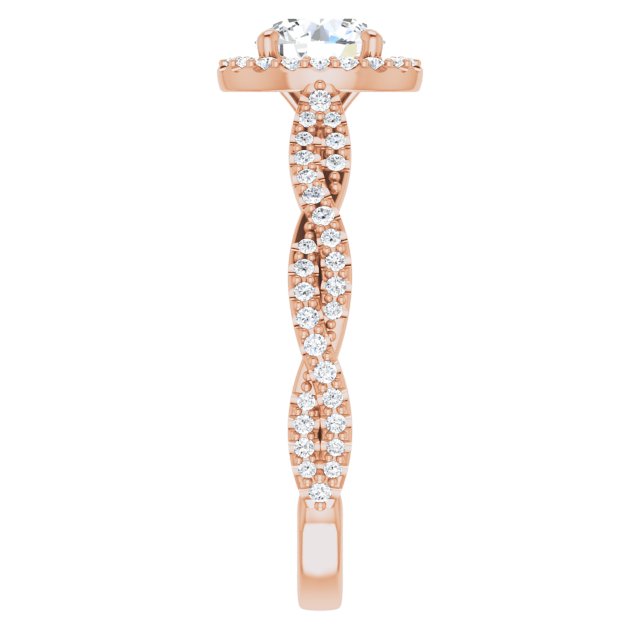 Halo-Style Engagement Ring