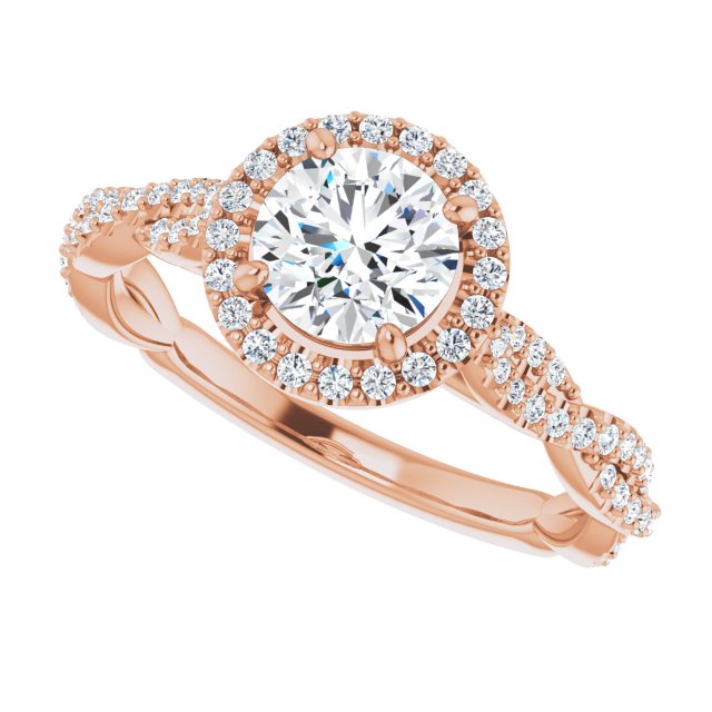 Halo-Style Engagement Ring