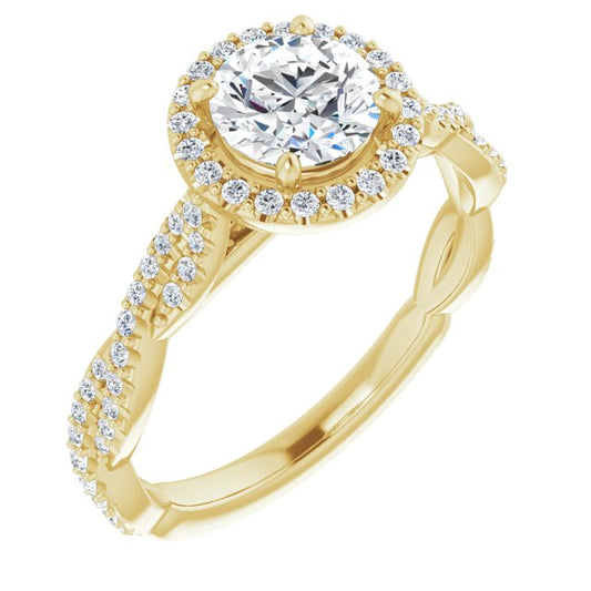 Halo-Style Engagement Ring