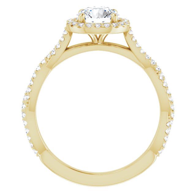Halo-Style Engagement Ring
