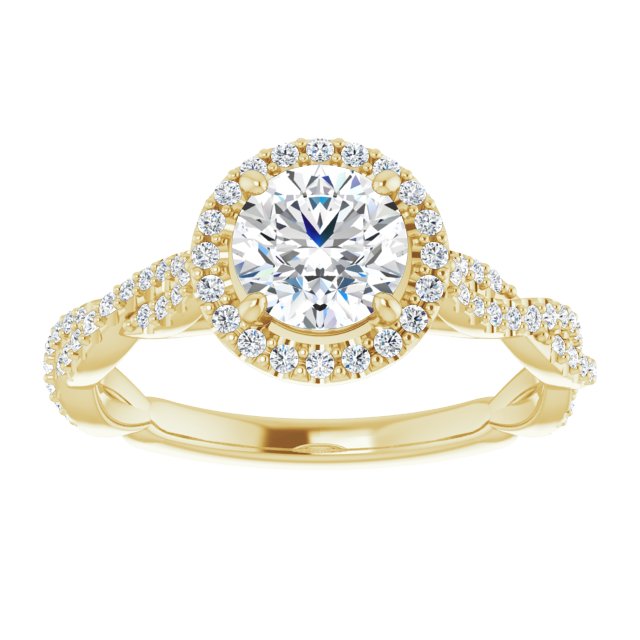 Halo-Style Engagement Ring