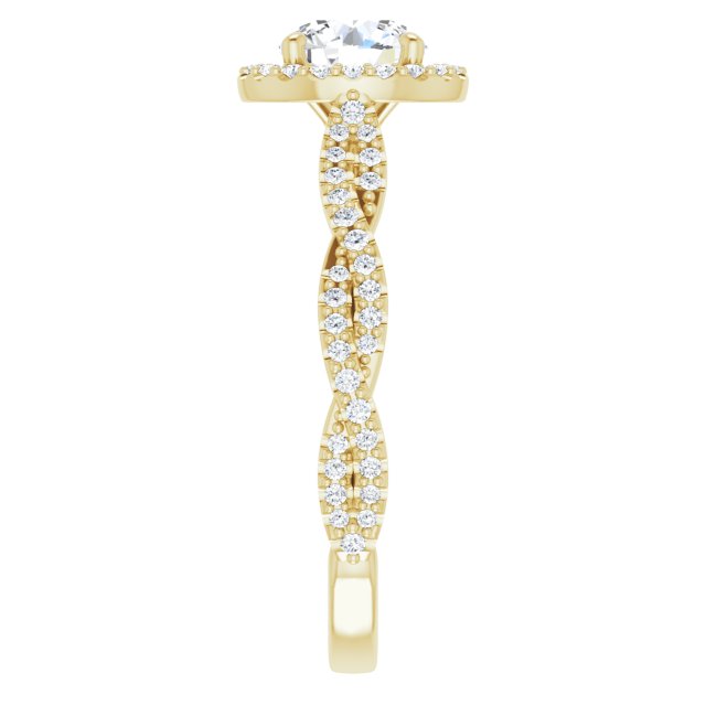 Halo-Style Engagement Ring