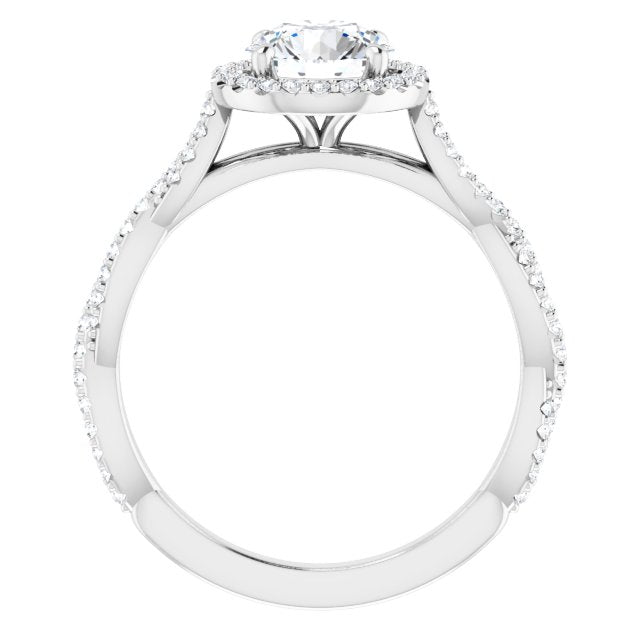 Halo-Style Engagement Ring