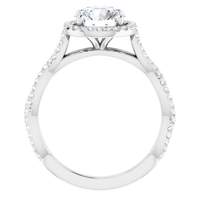 Halo-Style Engagement Ring