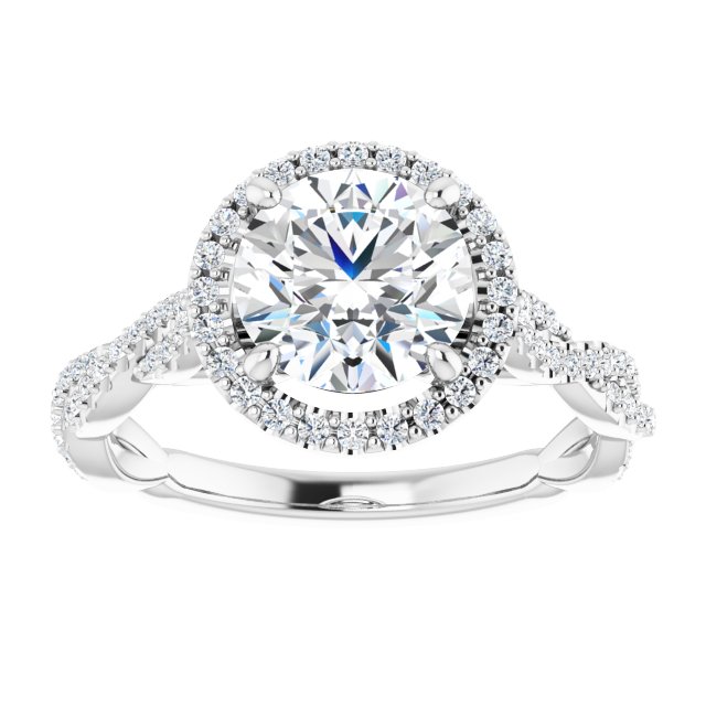Halo-Style Engagement Ring
