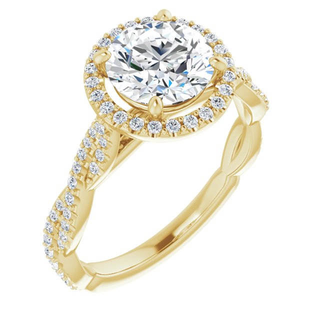 Halo-Style Engagement Ring
