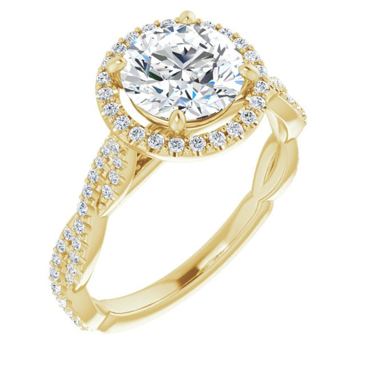 Halo-Style Engagement Ring