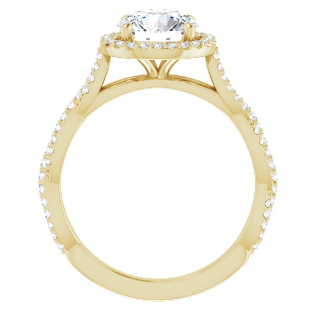 Halo-Style Engagement Ring