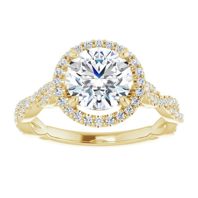Halo-Style Engagement Ring