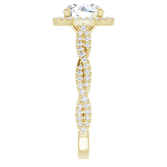 Halo-Style Engagement Ring