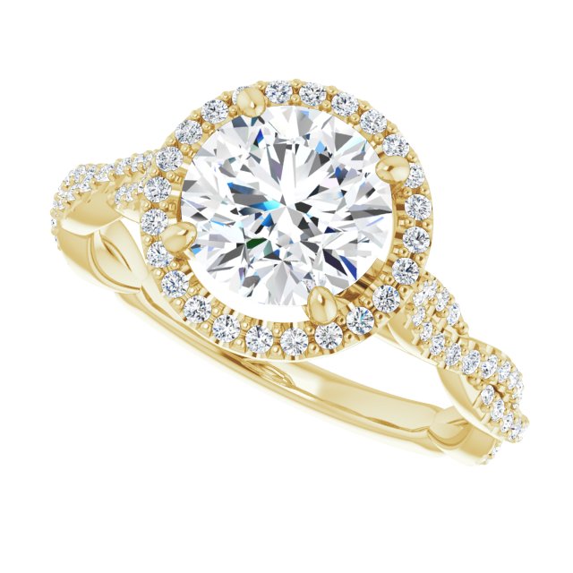 Halo-Style Engagement Ring