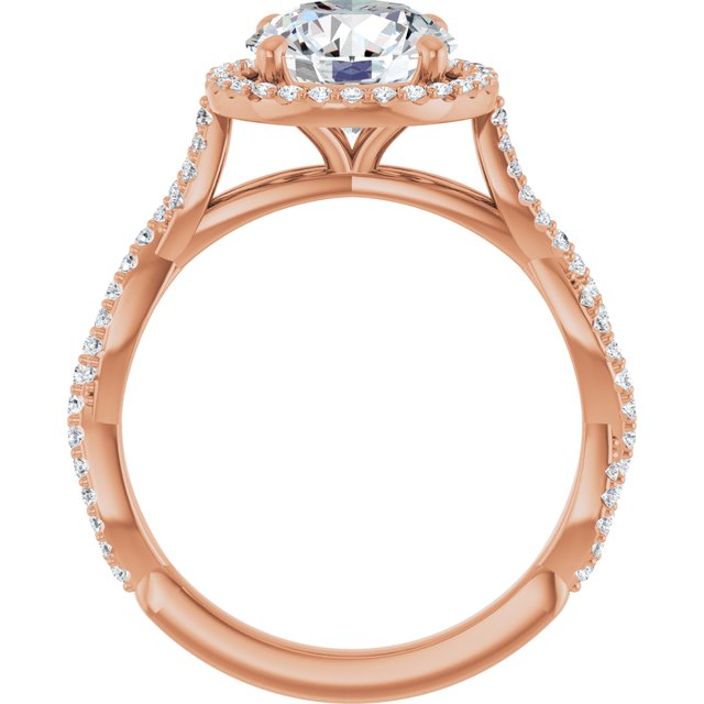 Halo-Style Engagement Ring