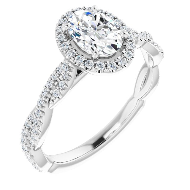 Halo-Style Engagement Ring