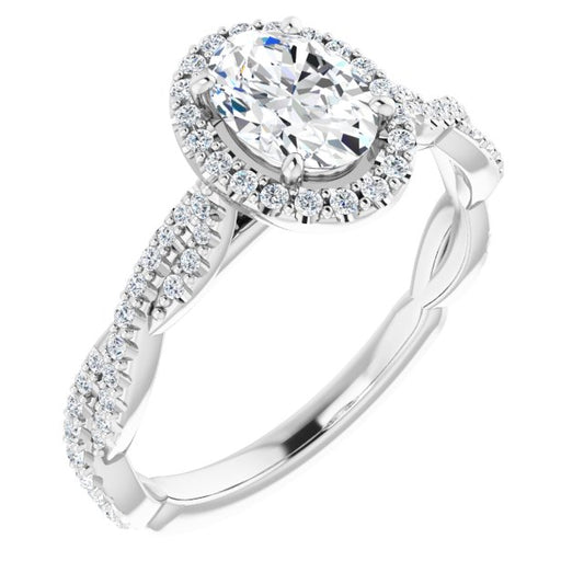 Halo-Style Engagement Ring