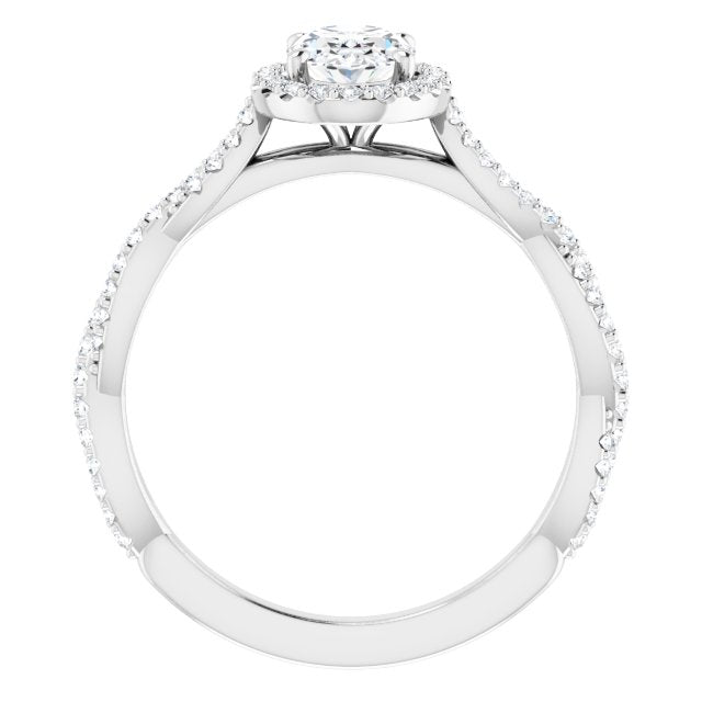 Halo-Style Engagement Ring
