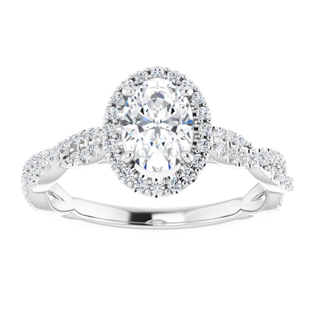 Halo-Style Engagement Ring