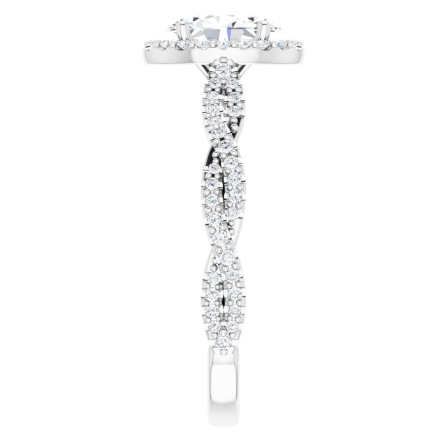 Halo-Style Engagement Ring