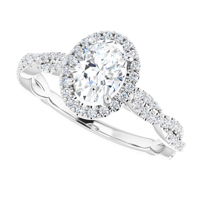 Halo-Style Engagement Ring