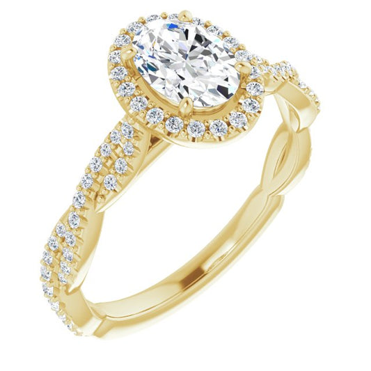 Halo-Style Engagement Ring