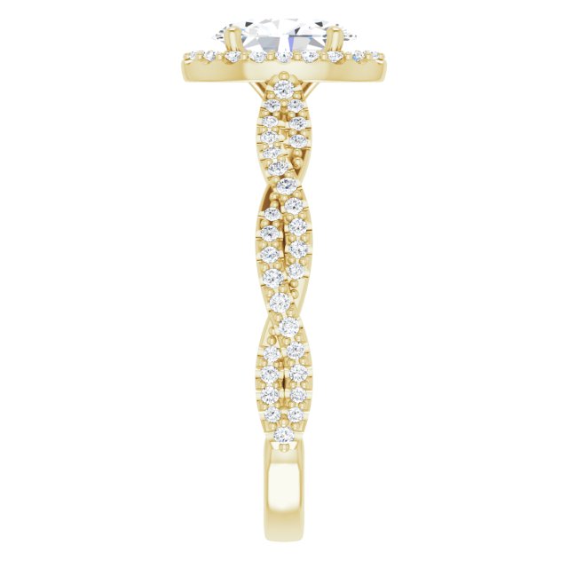 Halo-Style Engagement Ring