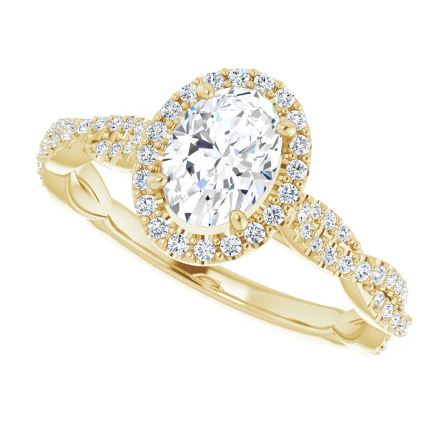 Halo-Style Engagement Ring