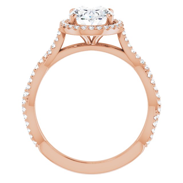 Halo-Style Engagement Ring