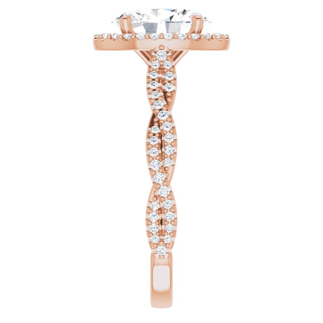 Halo-Style Engagement Ring