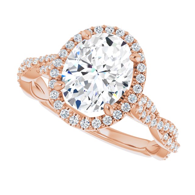 Halo-Style Engagement Ring