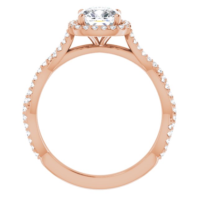 Halo-Style Engagement Ring