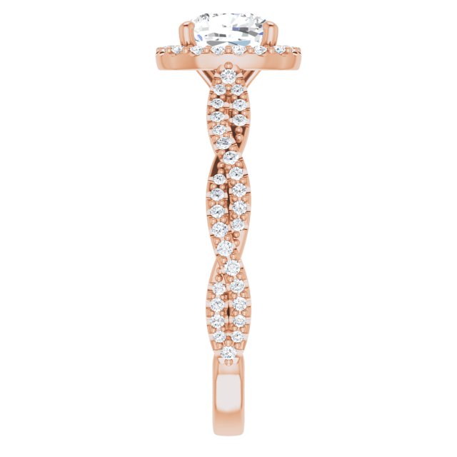 Halo-Style Engagement Ring
