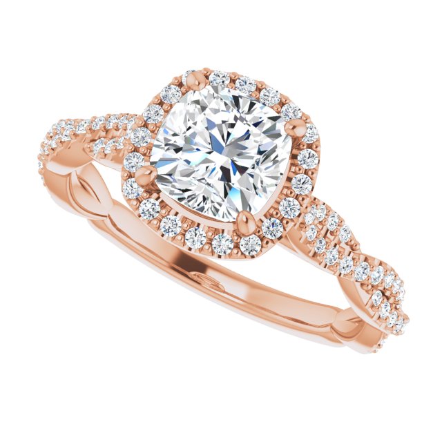 Halo-Style Engagement Ring