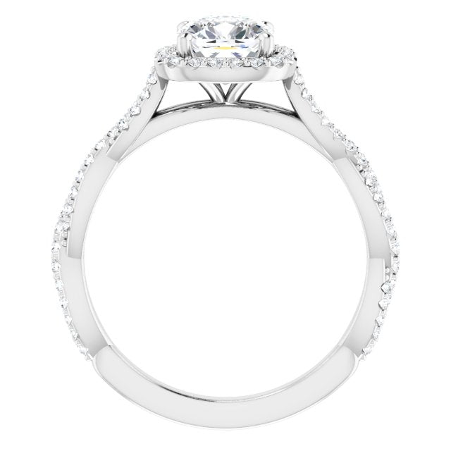 Halo-Style Engagement Ring