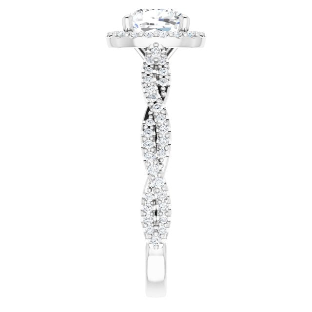 Halo-Style Engagement Ring