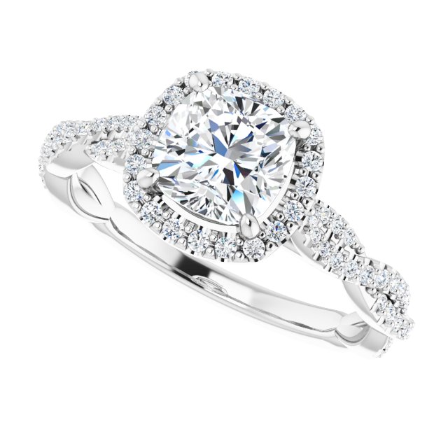 Halo-Style Engagement Ring
