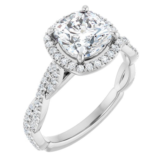Halo-Style Engagement Ring