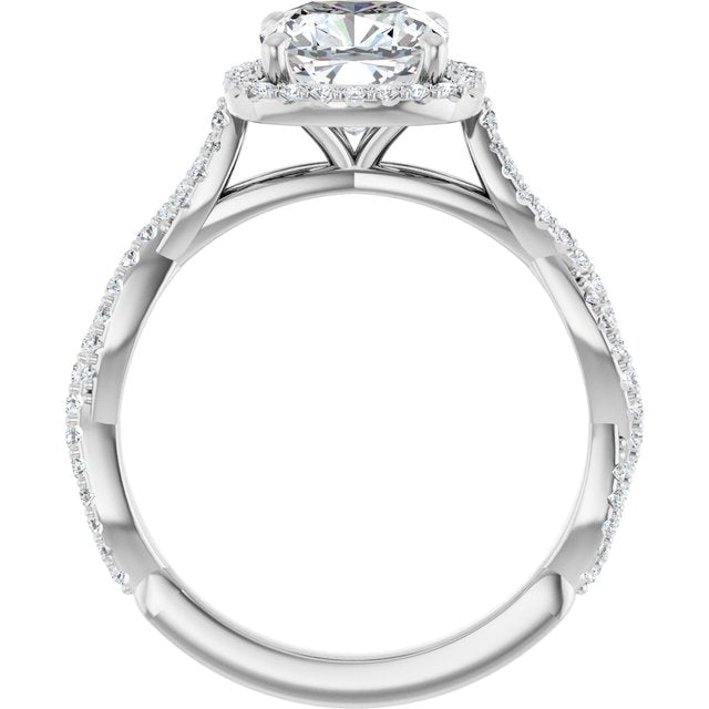 Halo-Style Engagement Ring