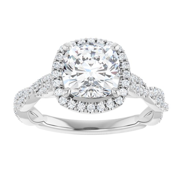 Halo-Style Engagement Ring