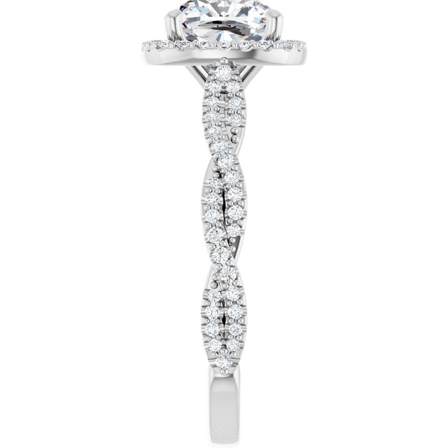 Halo-Style Engagement Ring