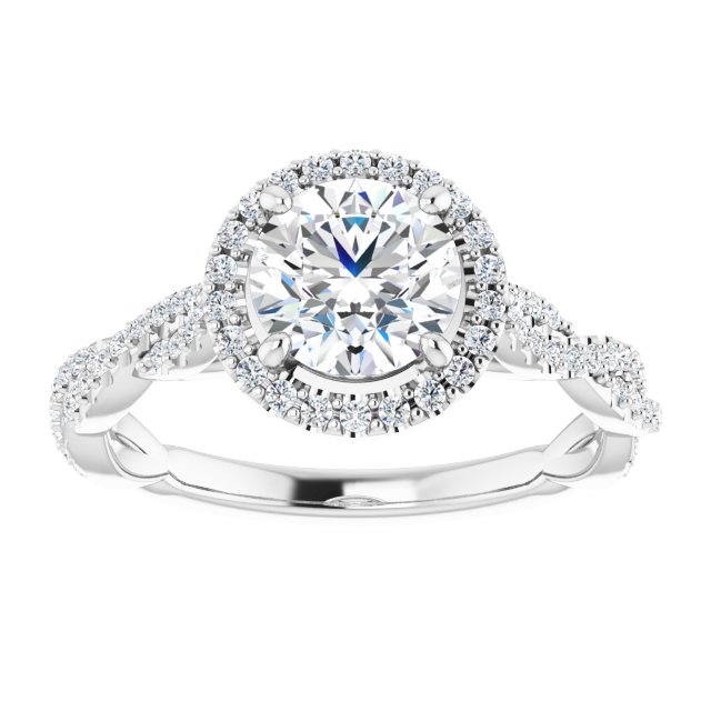 Halo-Style Engagement Ring