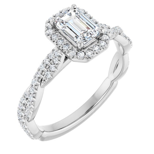 Halo-Style Engagement Ring