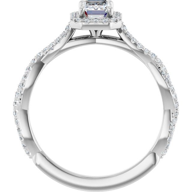Halo-Style Engagement Ring