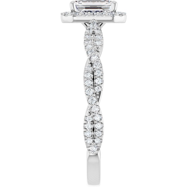 Halo-Style Engagement Ring