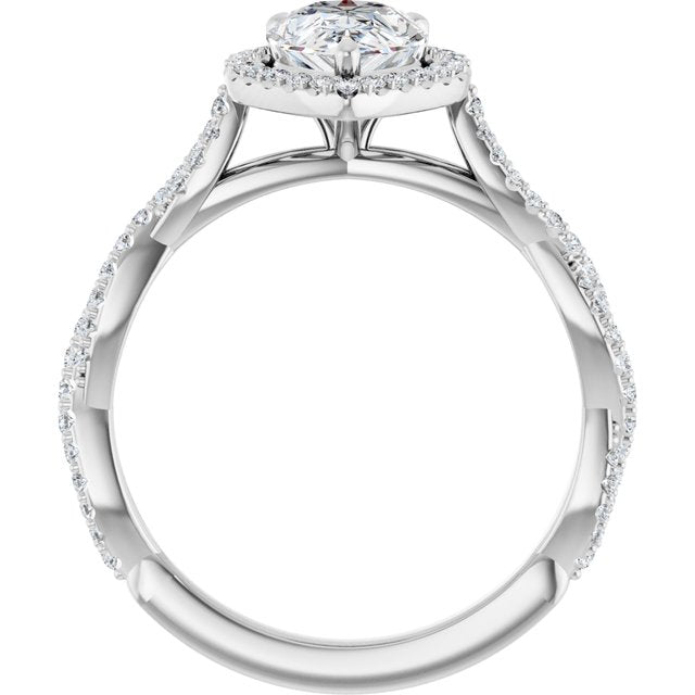 Halo-Style Engagement Ring