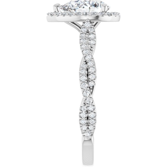 Halo-Style Engagement Ring