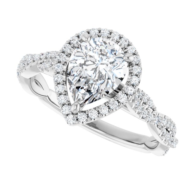 Halo-Style Engagement Ring